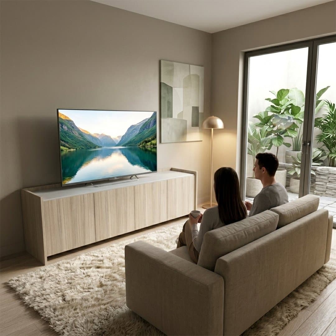 Rack de TV 1.80 Mts de 4 puertas Cocobolo / Blanco, imagen 1 de 1