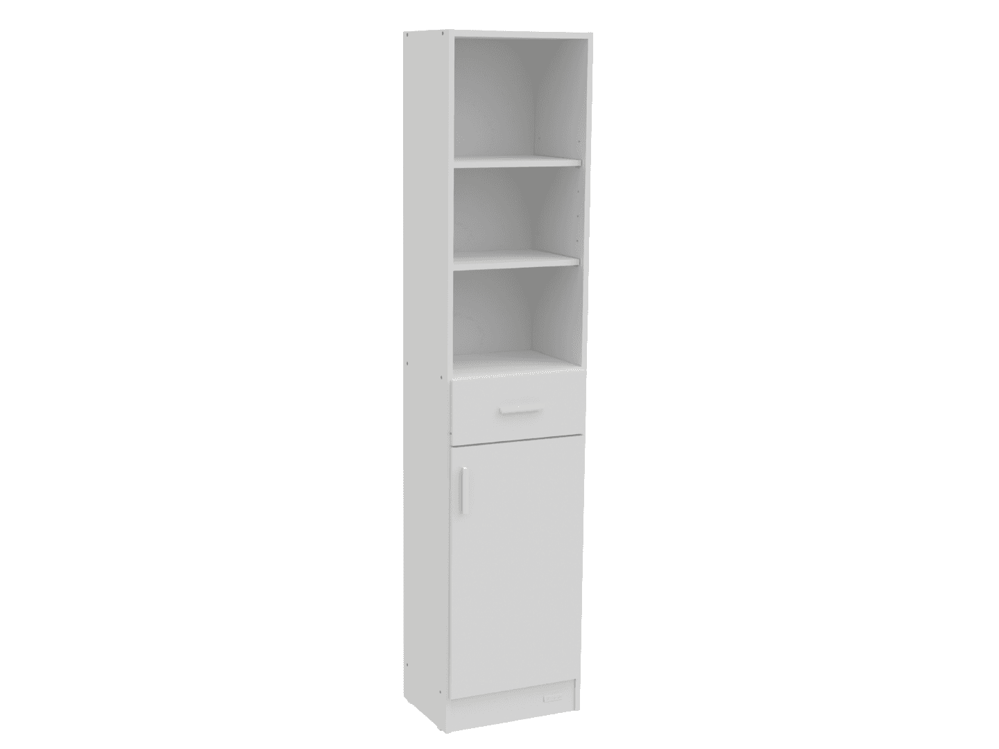 Columna 1,80 Mts - 1 Puerta - 1 Cajón - Blanco, imagen 1 de 1