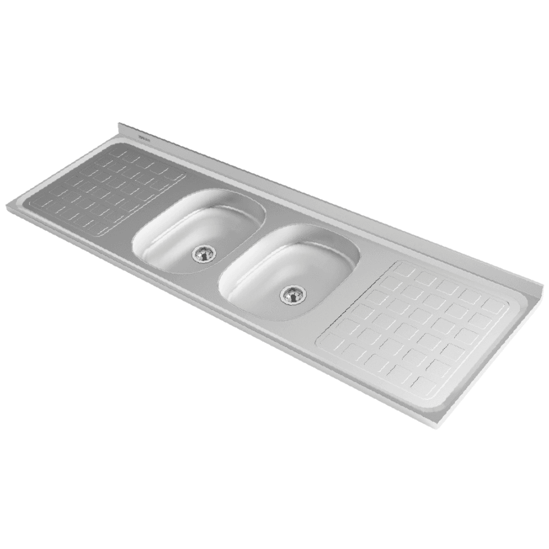 Mesada Delos 1.60 Bacha Doble Central, imagen 1 de 1