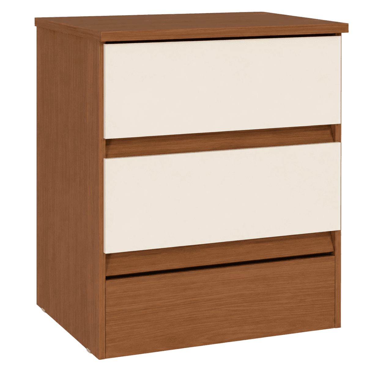 Mesa de Luz Fit 2 cajones - Jequitiba / Off White, imagen 1 de 1